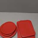 Replacement Lids for Pyrex Glass Food Storage Containers Rectangular (1) 1-Cup (2) 2-Cup (2) 4-Cup (1) 7-Cup (2) 3-Cup (1) 6-Cup Round Rectangle (Red)