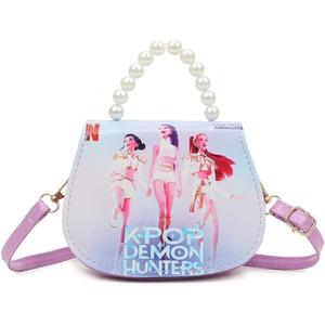 Demon Movie Hunters Sling Crossbody Bag Wallet Kawaii Storage Bag Cartoon Travel Purse Bags for Women