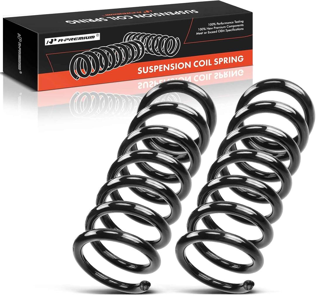 A-Premium 2Pcs Rear Suspension Coil Spring Set Compatible with Nissan Murano 2009-2014, Quest 2011-2016 3.5L, Driver and Passenger Side, Replace# 550201AA0B | for Murano 2009-2014, Quest 2011-2016 3.5L, Driver and Passenger Side, Replace# 550201AA0B