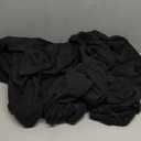 PrinceDeco Stretch Chair Cover Chair Slipcovers with Arms 1-Piece Chair Sofa Slipcovers or Living Room Non Slip Armchair Cover Furniture Protector Dogs Pet Friendly(Armchair,Black)