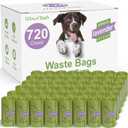 720 Count Lavender Scented 13 x 9Dog Poop Bags Rolls, Leakproof Strong & Sturdy Waste Bags for Doggie Cat Pet