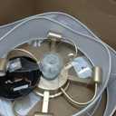 Flush Mount Ceiling Fan with Lights, 20" Low Profile Boho Ceiling Fan with Light Remote Control, Caged with 6 Speeds for Bedroom, Nursery, Living Room