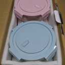 20oz Food Storage Containers with lids Set, Airtight 2.5 Cup Glass Meal Prep Containers, Heat-Resistant BPA-Free Glass Containers for Soup Leftover, Microwave, Dishwasher Freezer Safe (4 Packs) (Multicolor+Clear)