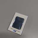 Magnetic Wallet Cell Phone Card Holder for Phone Case with Mag-Safe, Stronger Magnetic RFID Leather Phone Wallet Stick on Series of iPhone 17/16/15/14/13/12 and Pro/Promax,Indigo Blue