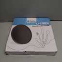 Lazy Susan for Table, 12 Inch Non-Skid Bamboo Turntable Organizer for Salt Pepper Spices and Olive Oil Next to Stove, Wooden Rotating Tray for Kitchen Countertop Organizer Black