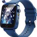 NBKLS Kids Smart Watch for Boys, Kids Watch with 1.54" Touch Screen, Music Player, Learn Card, 10 Audiobooks, 26 Puzzle Games, Toddler Toys Watches for Kid Christmas Birthday Gifts