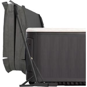 TOCRETOARE Hot Tub Cover Lifter, Spa Cover Lift Bar with Hydraulic Rods, Hot Tub Cover Lift Removal System Height 31-41 Inch Adjustable, Fit for Most Spa Hot Tubs