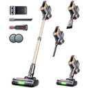RENDOW Cordless Vacuum Cleaner, 550W 45Kpa Stick Vacuum, 65Mins Vacuum Cleaners for Home with LED Display, Self-Standing Anti-Tangle Lightweight Vacuum Cordless for Carpet Hardwood Floor