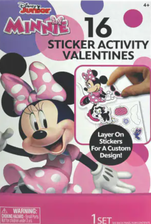 Exchange Cards Sticker Activiti Minnie 2 Pack
