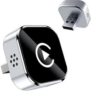 2026 Wireless CarPlay Adapter Upgrade Wired CarPlay to Wireless, Mini USB Design for Cars with Built-in Wired Apple CarPlay Plug and Play Easy Use Fast Stable Connection Car Play for iPhone