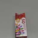 Warm Multi Color Christmas Tree Lights - 9 ft String of 50 Incandescent Mini Bulbs Multifunctional Lighting Modes, for Decorative, Bedroom, Outdoor, Xmas Twinkle Lights with Green Wire Total 10.4 ft