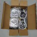 HOLKIE Leveling Casters with Ratchet Handle Design - Total Capacity 2200 lbs - Heavy Duty Industrial Casters Set of 4 with Adjustable Leveling Pads (TD60)