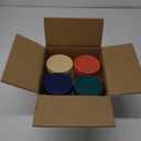 DRKIO 4 Pack Glass Overnight Oats Containers with Lids and Spoons 16 Oz Mason Jars for Overnight Oats Jars Leak Proof Oatmeal Container Meal Prep Jar for Cereal Fruit Vegetable Milk Salad Yogurt