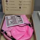 ElaraFit Home Pilates Ring and Ball Set for Women with 5 Resistance Bands 13 inch Magic Circle Workout Starter Kit for Beginners Full Body Toning 15 Min Daily Routine,Gradient Pink