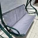 Swing Seat Cover Replacement, Waterproof Thickened 900D Patio Swing Seat Cover, Patio/Porch Swing Replacement Seat (Grey, 58.3x19.7x19.7 inch)