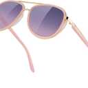 BIRCEN Polarized Sunglasses for Women UV - Protection Womens Retro Mirrored Shades with Acetate Frame BC2001