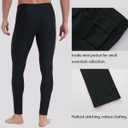 Ubestyle UPF 50+ Men's Active Surfing Water Leggings Swim Pants Swim Tights Beach Pants Sun Protective (Black)