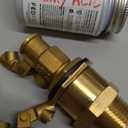 GASHER 2PCS 1" 304 Stainless Steel Float Ball Valve with 1"G Female x 1"NPT Male Adapter, DN25 Adjustable Water Tank Float Ball Valve for Stock Tank Pool Water Level Control