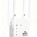 2026 WiFi Extenders Signal Booster for Home, 1200Mbps Dual-Band 5GHz 2.4GHz Signal Long Range Up to 10000 sq. ft & 50 Devices (4 Antennas)