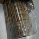UNISHADES Bamboo Roman Shades w/Valance, 31.5" W × 64" H, Highfield Teak