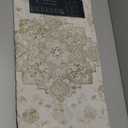 jinchan Washable Area Rug 3x5 Entryway Rug - Distressed Spring Floral Low-Pile Soft Non Slip Indoor Floor Carpet for Kitchen Bedroom Entrance Laundry Living Room(3x5ft, Sage Grey)