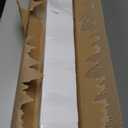 Curtain Track, Ceiling Curtain Track for Room Divider, Ceiling Mount Rail Set with Roller Hooks, White, 12ft - 18ft