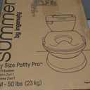 Ingenuity My Size Potty Pro 2-in-1 Potty Training Toilet, Floor Potty with Removable Potty Seat for Standard Toilets, Realistic Flushing Sound, For Toddlers Ages 18+ months, Up to 50 lb (White)