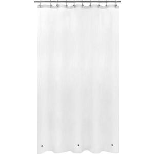Mrs Awesome Stall Shower Curtain Liner with 3 Magnets 54 x 78 inch, PEVA 8G Thick & Heavy Duty Plastic Shower Curtain for Bathroom, Waterproof, 54x78, Frost