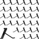 4 Inch Gridwall Hooks, Grid Panel Hanging Hooks for Retail, Home, and Workspace Organization, Displays, and Storage Solutions(40Pack,Black)