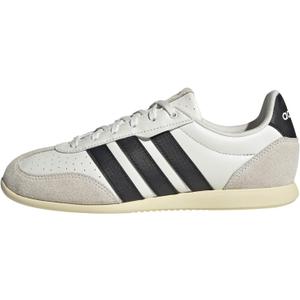 Adidas Women's Barreda Low (10.5, White/Black/Warm Vanilla)