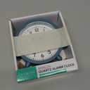 La Crosse Clock Co. 4.4" Analog Quartz Alarm Clock - Teal