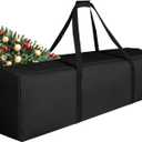 Sports Duffle Bag - Extra Large Travel Duffel Luggage Bag with Upgrade Zipper, Sturdy & Water Resistant, Black (Black 47inch)