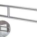 FlySkip Toilet Grab Bar,Flip Up Grab Bar, 31.5Inch Stainless Steel Handicapped Grab Bars for Toilet, Wall Mounted Bathroom Shower Safety Support Bar for Disabled Elderly Pregnant Woman