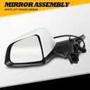 Left Side Mirror Assembly Compatible with Model Y 2020-2023