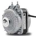 YZF10-20 Fan Motor, 120V 10/55W 0.8A 60Hz 1550rpm Shaded Pole YZF10-20 Condenser Fan AC Motor Replacement Parts for Refrigeration Equipment, Radiator Evaporator Freezer, Small Ventilation Equipment