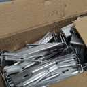 25Pcs 5" Gutter Hangers with Pre-Installed Screws & 1/4" Hex Driver for K-Style Aluminum Gutters