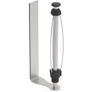 Ant Mag Magnetic Paper Towel Holder with One Hand Paper Tear and Adjustable Damping Effect Strong Magnet Ideal for Kitchen Refrigerator Cruise & Grill,Silver