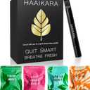 Natural Herbal Air Stick – Non Electric LongLasting Flavored Air Diffuser Refreshing Support Smokeless Inhaler– 4Pack for Quit Smoking & Stress Relief