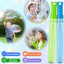 Jumlys 36 Pack Big Bubble Wands Bulk in 6 Colors, Bulk Party Favors for Kids, Ideal for Easter, Summer, Halloween, Valentine, School Classroom Prizes for Boys & Girls, Ideal Goodies Bags Stuffers