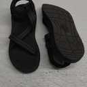 Chaco Women's Cushz Sandal (8, Frond Black)