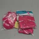 Beistle 24" 3 Piece Inflatable Flamingoes For Luau Party Decorations, Hawaiian Theme Tropical Dcor, Pink/White/Black