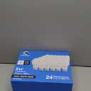 E ENERGETIC LIGHTING Light Bulbs 60 Watt Equivalent, A19 Cool White LED Light Bulbs, 15000 Hrs E26 Base, 8W, 800LM, 4000K Light Bulb, ETL Listed, Non-Dimmable, 24-Pack