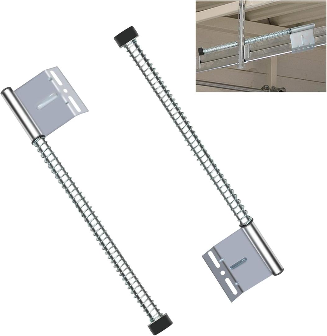 Pair of 27" Garage Door Pusher Spring Garage Door Plunger Bumper Spring Opener System Parts for Garage Doors