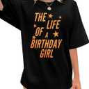 Country Concert Outfit Women I Don't Know About You But I'm Feeling 22 Letter Print Graphic T-Shirt 4X