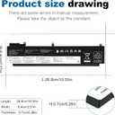 Futurebatt 00HW022 00HW023 SB10F46460 SB10F4646 Battery Replacement for Lenovo ThinkPad T460s T470s Series Notebook 00HW036 SB10F46474 00HW037 SB10F46475