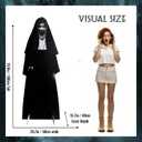 Life Size Halloween Coroplast Standee, Scary Horror Cutout Yard Decor, 70.8 to 74.8 inches