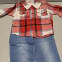 Mioglrie Little Girl Clothes Kids Toddler Fall Outfits 3T 4T 5T Denim Jeans Girls Clothing Sets Size 6 7 8 Pants Set, 3-4Y