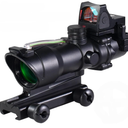 4x32 Adjustable Red Dot Scope for Glock with 1x-4x Magnification, 20mm Rail Mount for Hunting, Shooting Sports & Outdoor Activities