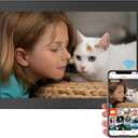 10.1 Inch WiFi Digital Picture Frame 1280x800 HD IPS Touch Screen, Smart Photo Frame, Auto-Rotate, Instantly Share Photos/Videos and Send Best Wishes from Anywhere(16GB, Black)