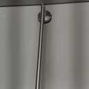 DGYB Adjustable Suction Cup Towel Bar for Bathroom 14 Inch ~ 27 Inch Brushed Nickel Towel Rack Stainless Steel Bath Towel Holder for Glass Shower Door